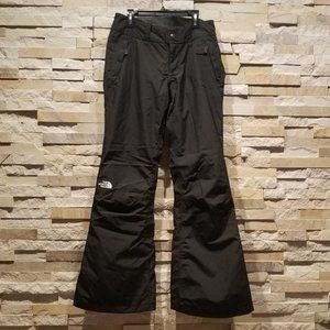 North Face Womens Black Ski Snow Pants Bibs Small Snowboard Winter Snowsuit Suit